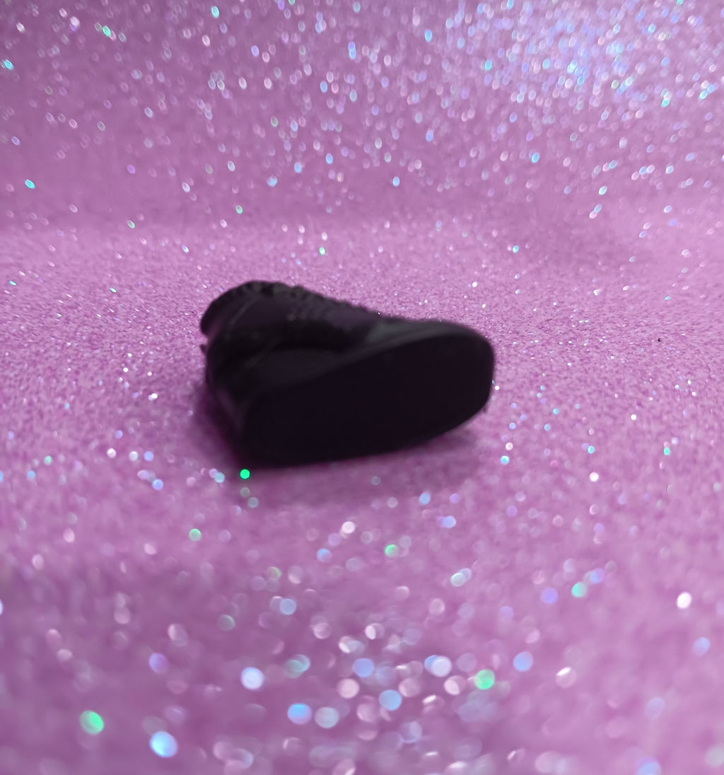 Edgy Barbie Ankle Height Black Bootie
