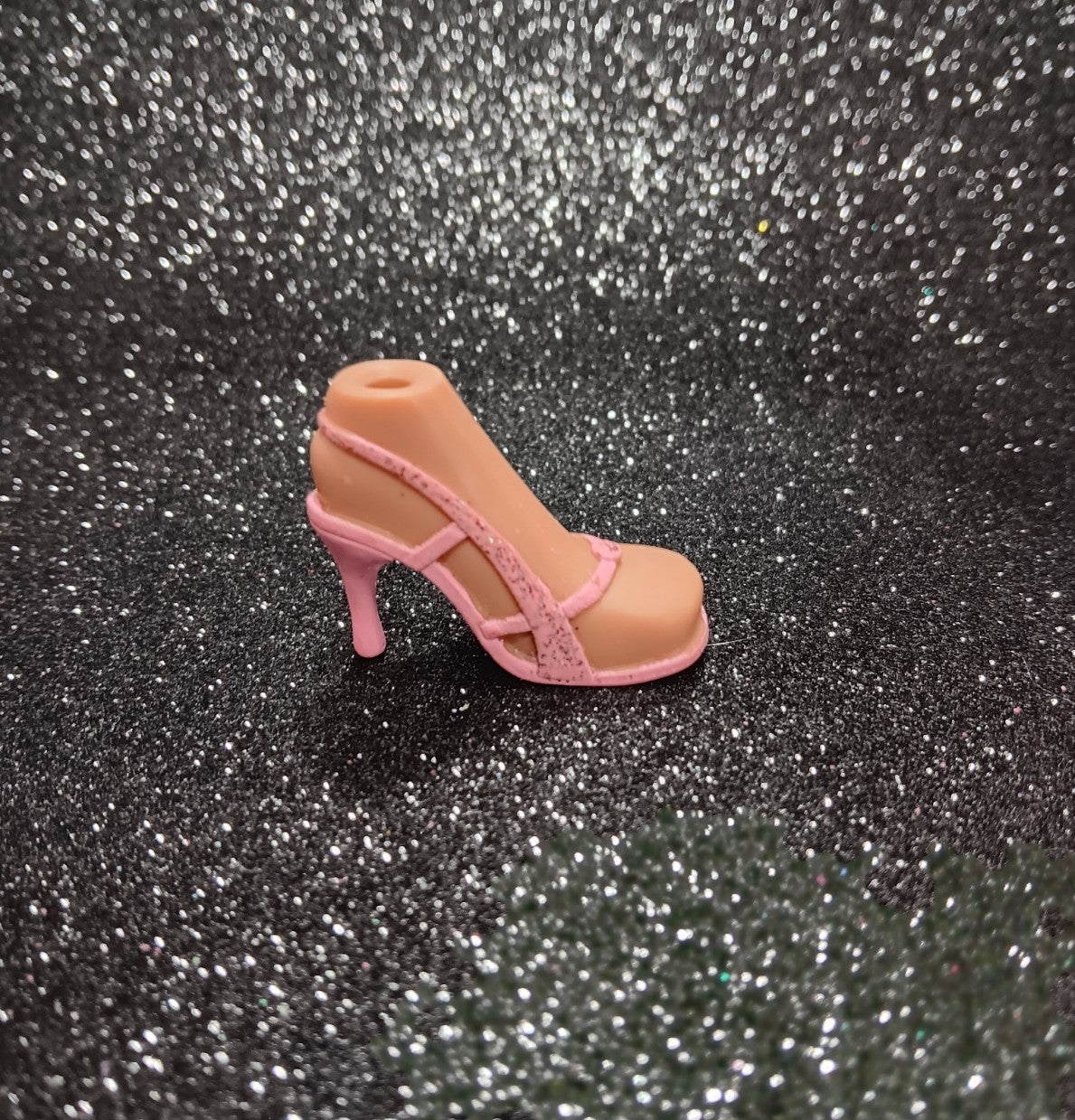 G1 Bratz Glittery Pink Strappy High Heel