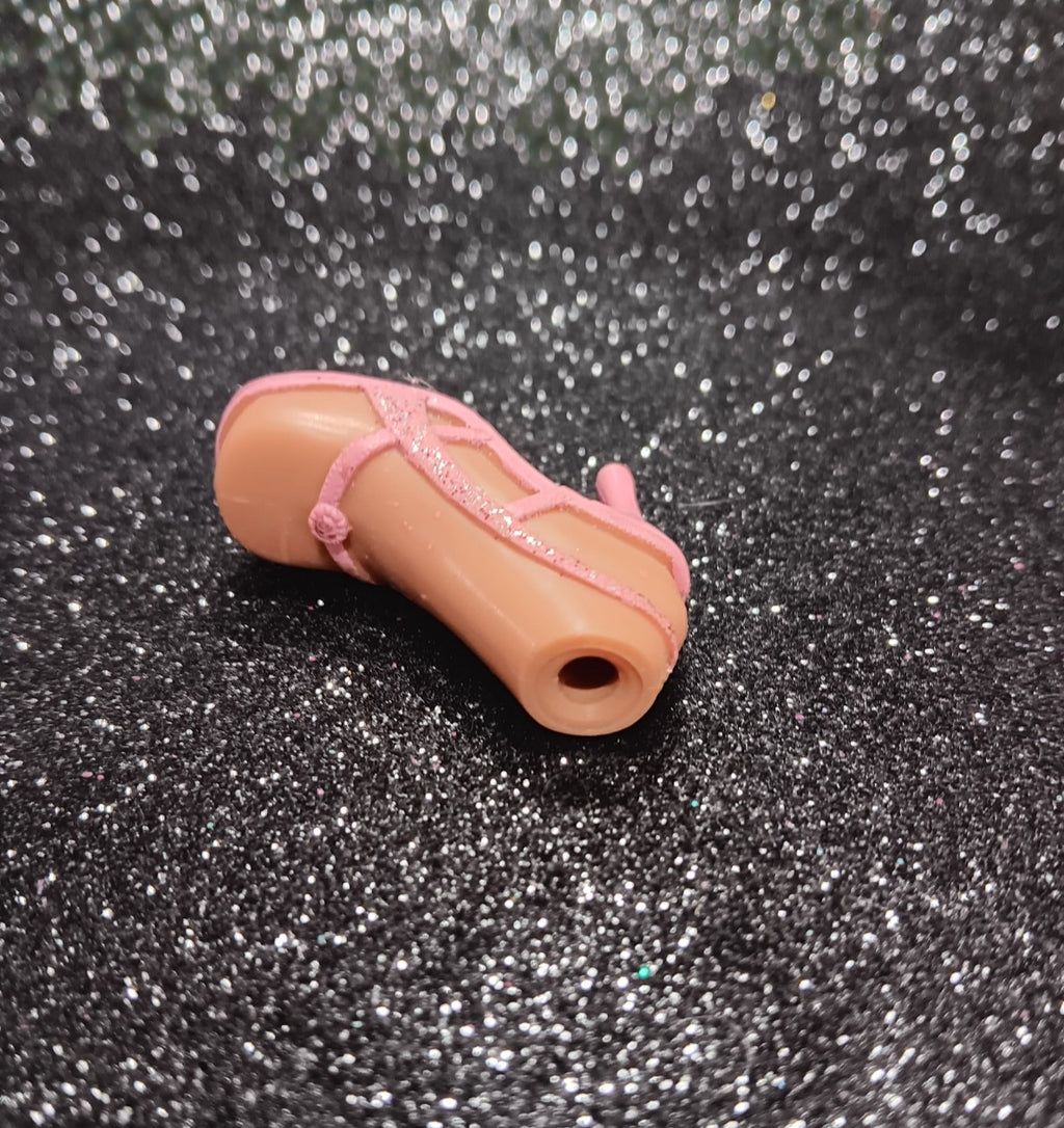 G1 Bratz Glittery Pink Strappy High Heel