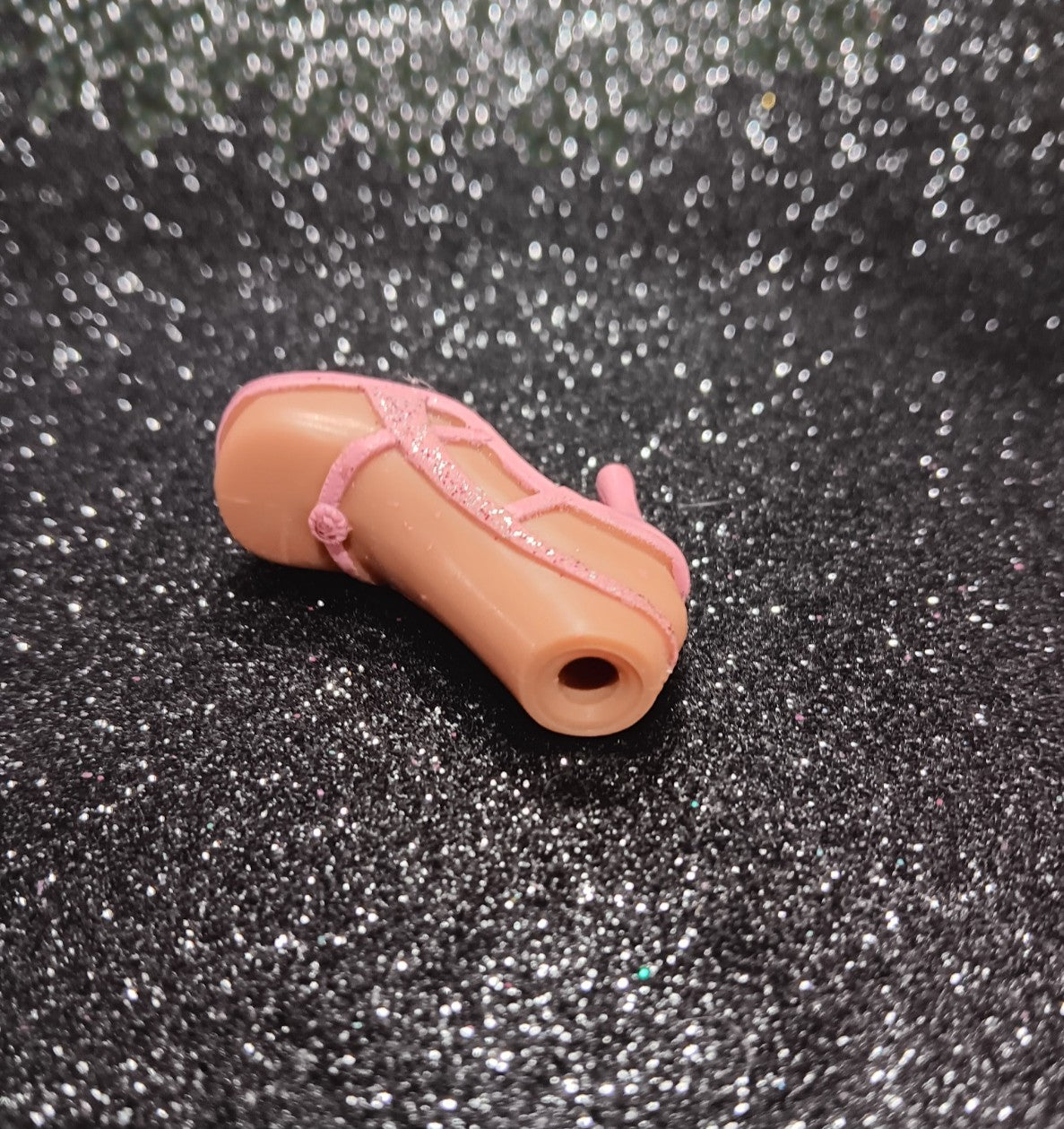 G1 Bratz Glittery Pink Strappy High Heel