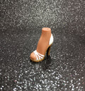 G1 Bratz Strappy White and Gold High Heel