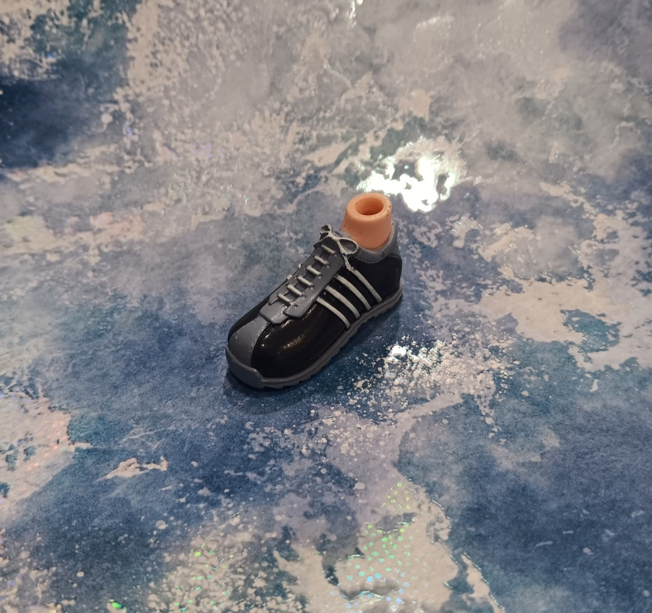 Bratz Boyz Nu Cool Eitan Black & Silver Sneaker