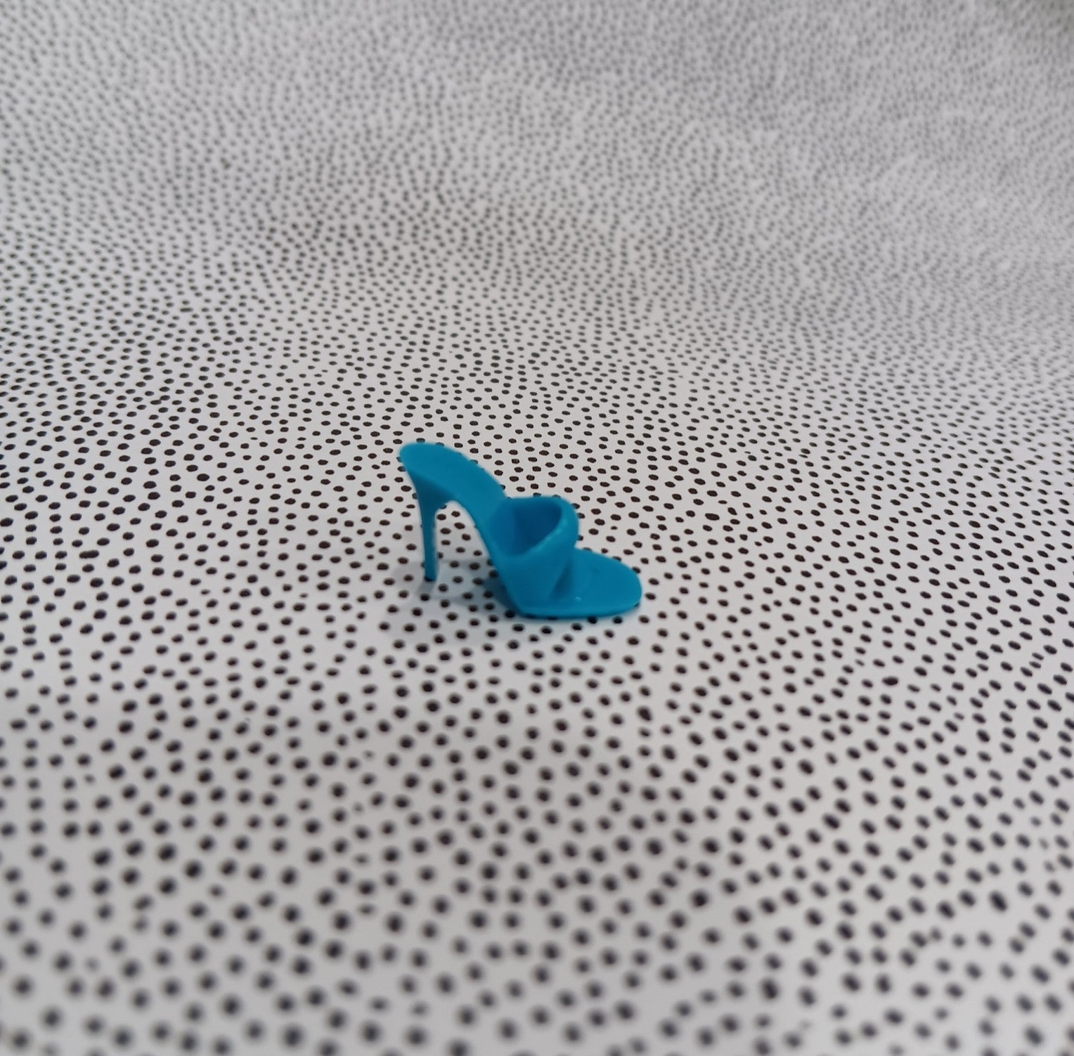 Vintage 1960's Barbie Open Toe Turquoise Heel