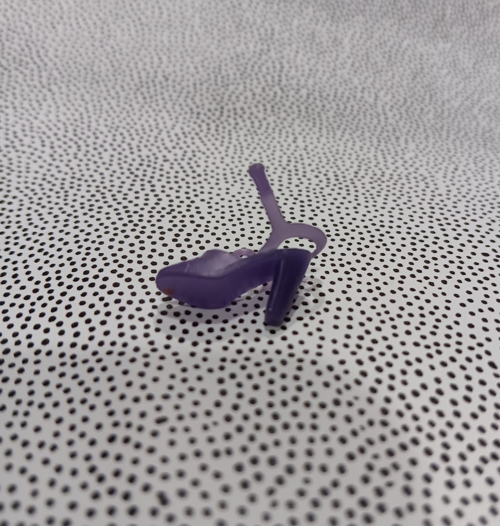 Superstar Era Purple Jelly Ankle Strap for Marie Osmond Barbie