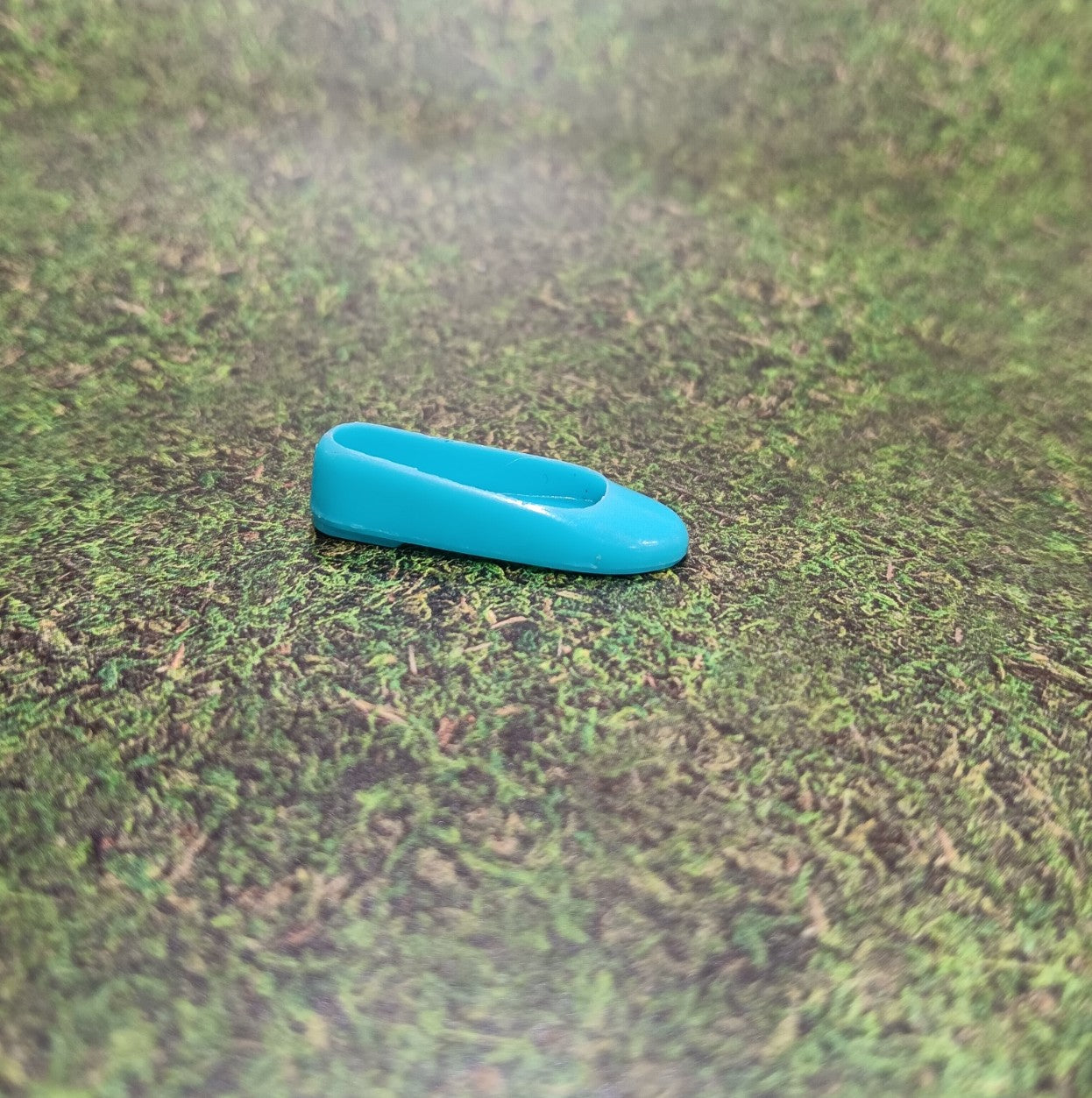 Vintage 1960's SKIPPER Turquoise Blue Ballet Flat