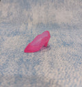 Jem and the Holograms Vintage Translucent Hot Pink Scallop side Pump