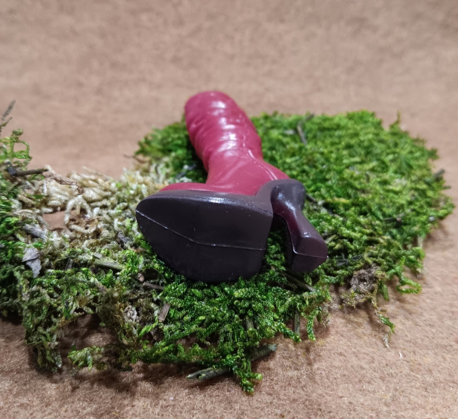 My Scene Barbie Burgundy High Heel Slouchy Platform Boot