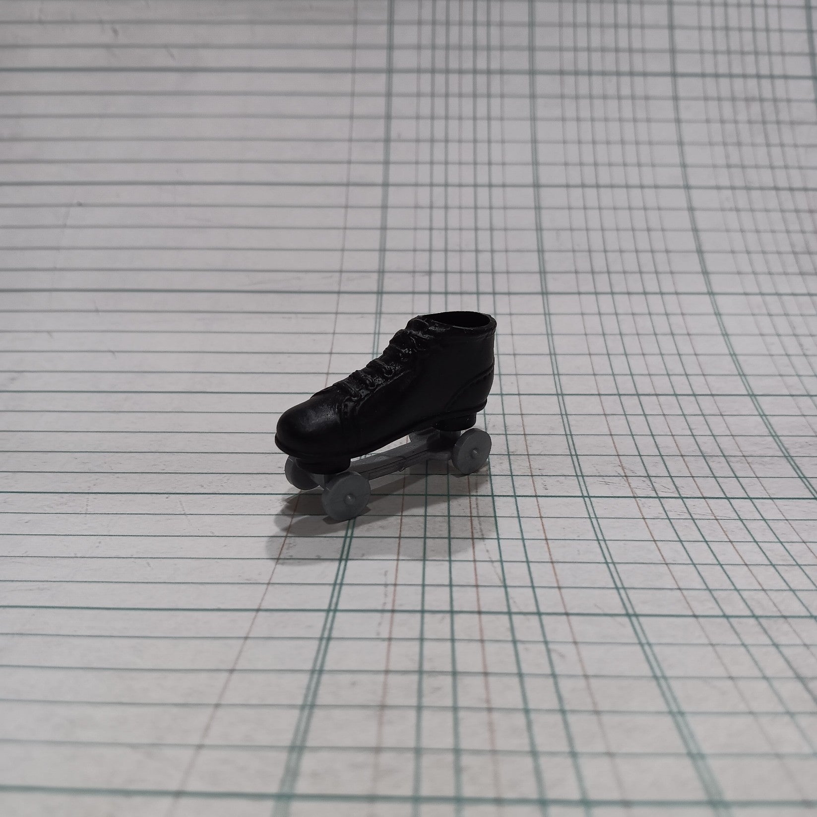 Vintage Black Roller Skate for Ken
