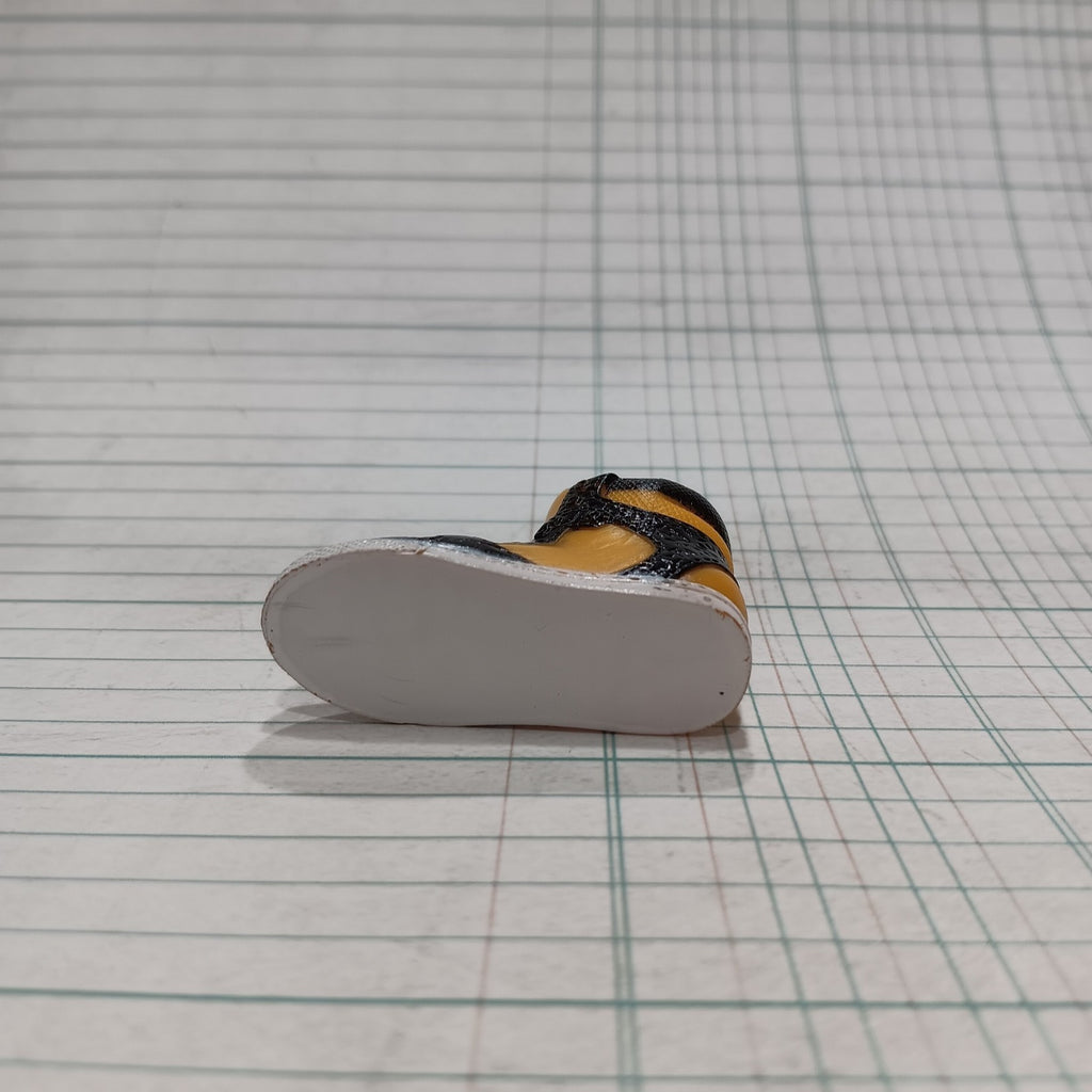 Ken Size Black and Yellow Nike Inspired Hi Top Sneaker