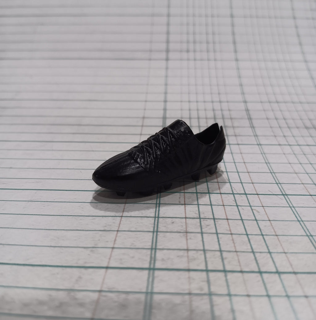 Ken Sized Adidas Style Black Soccer Cleat