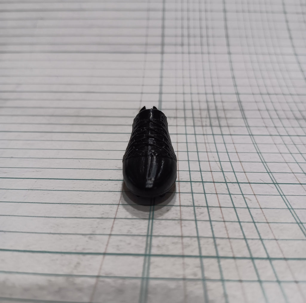Ken Sized Adidas Style Black Soccer Cleat