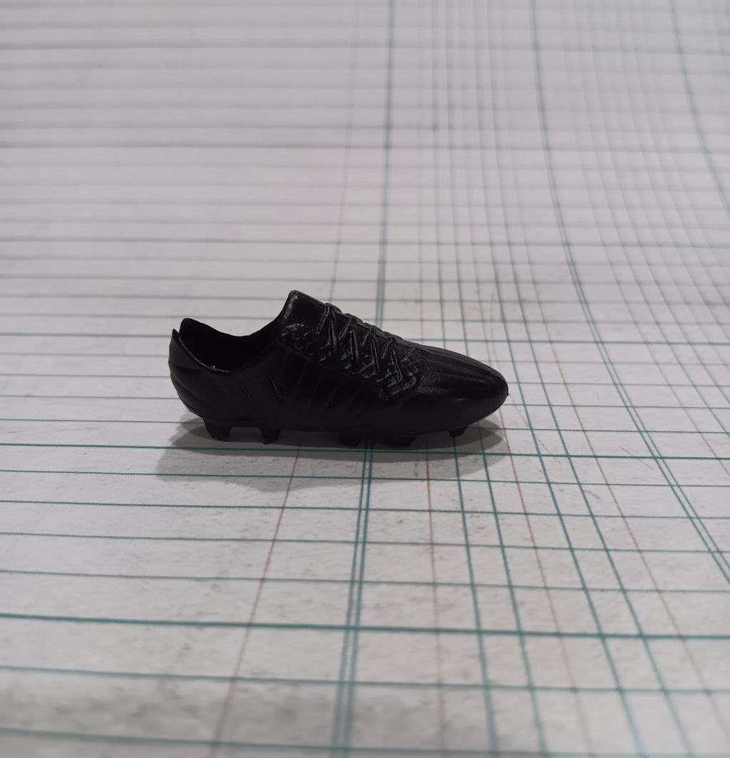 Ken Sized Adidas Style Black Soccer Cleat