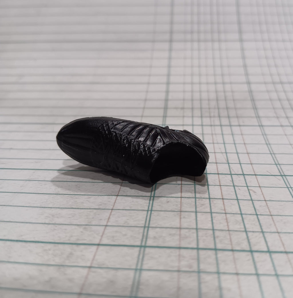 Ken Sized Adidas Style Black Soccer Cleat