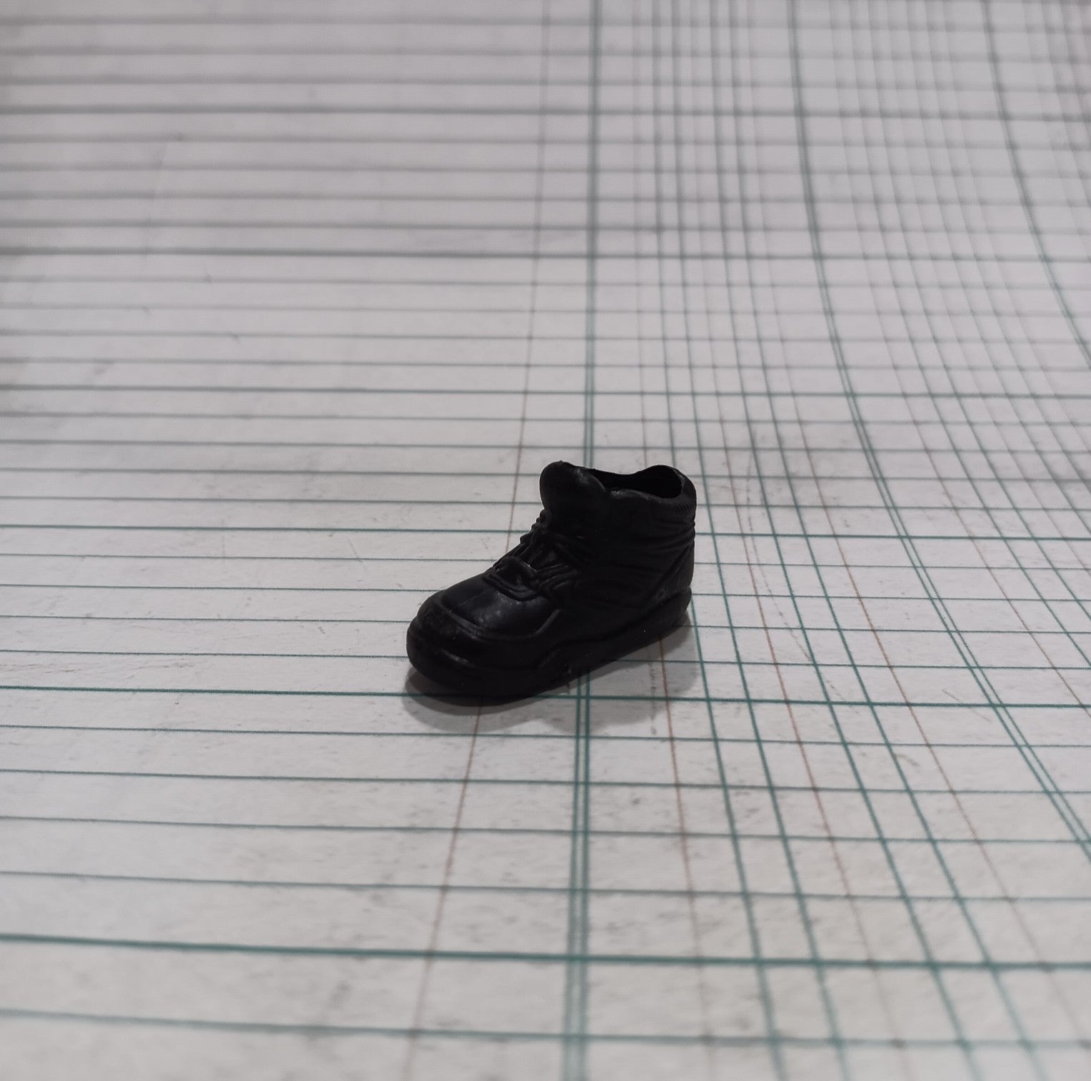 Barbie Flat Foot Black HI-Top Sneaker