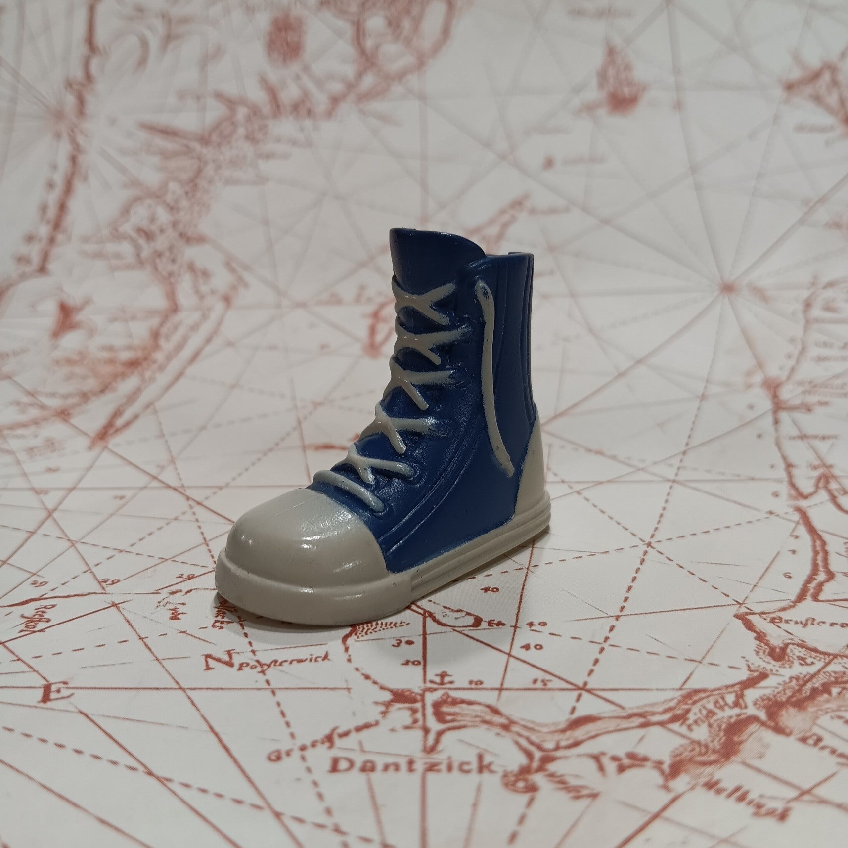 My Scene Boys Blue and White High Top Sneaker