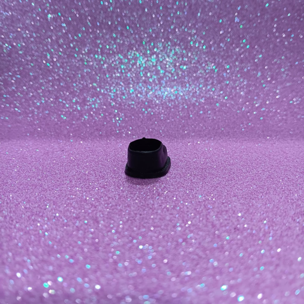 Vintage Classic Black Mary Jane shoe for small dolls