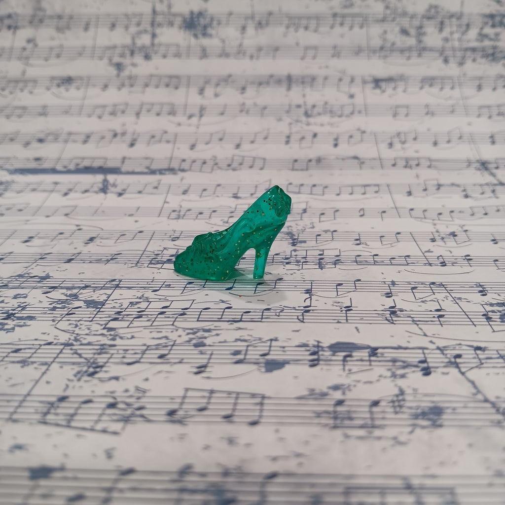 Disney Princess Royal Shimmer Ariel's Green Sparkle Heel