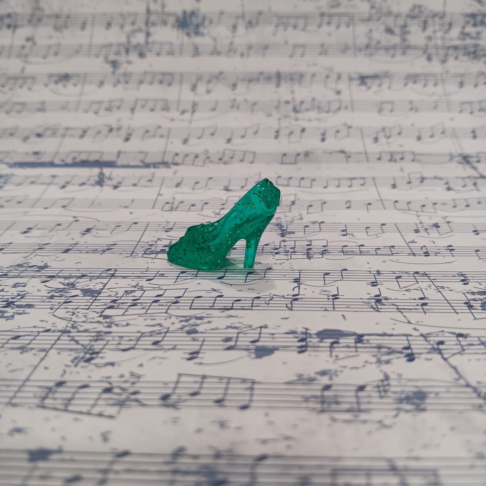 Disney Princess Royal Shimmer Ariel's Green Sparkle Heel