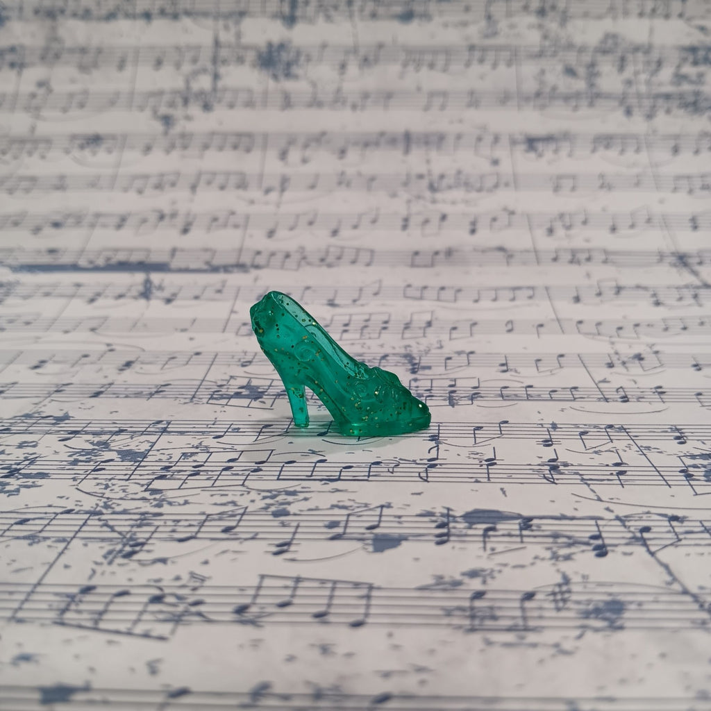 Disney Princess Royal Shimmer Ariel's Green Sparkle Heel