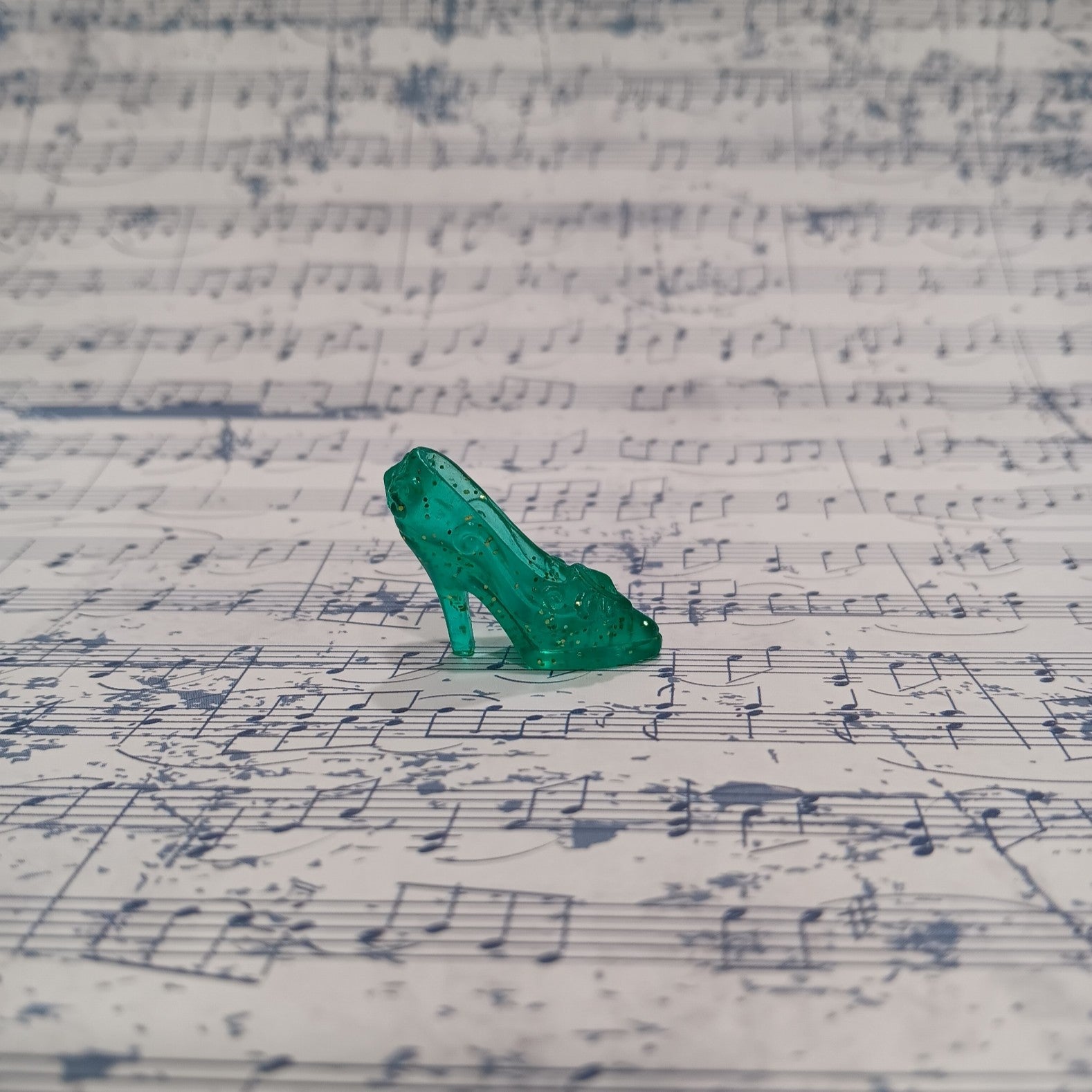 Disney Princess Royal Shimmer Ariel's Green Sparkle Heel