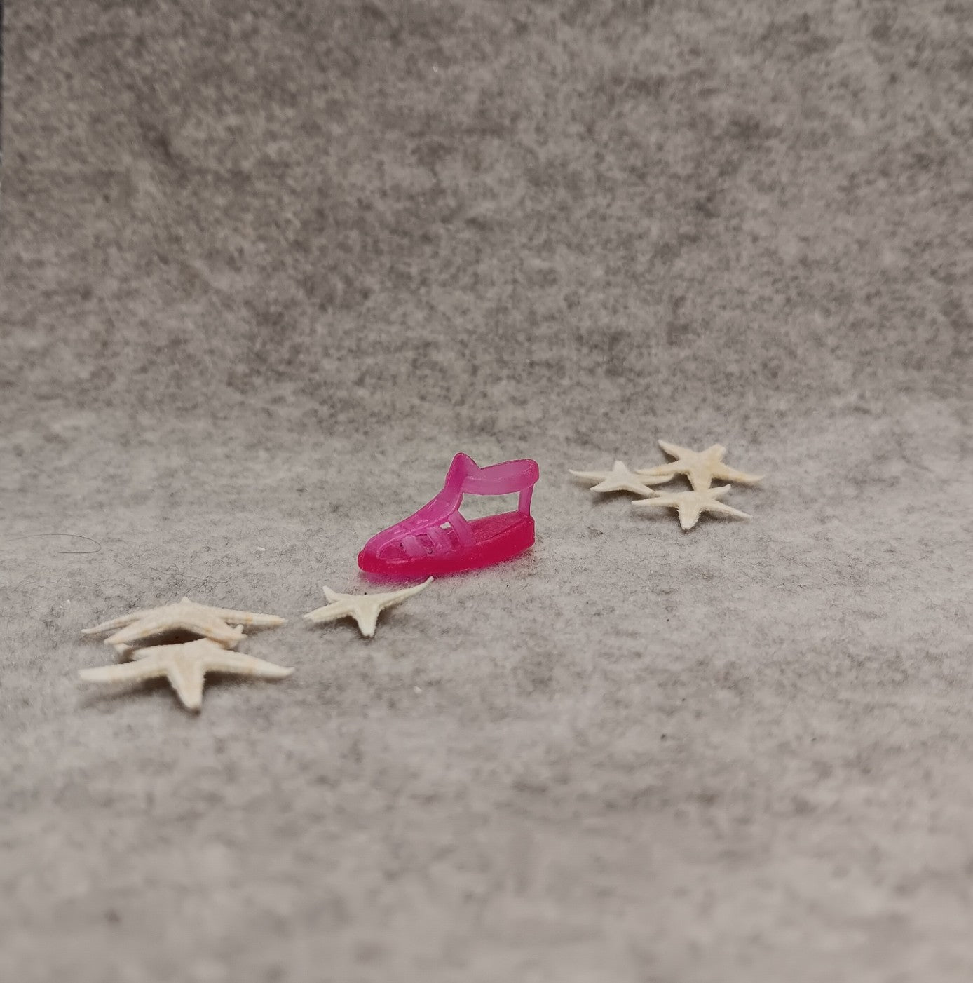 Skipper's Hot Pink Translucent Jelly Sandal