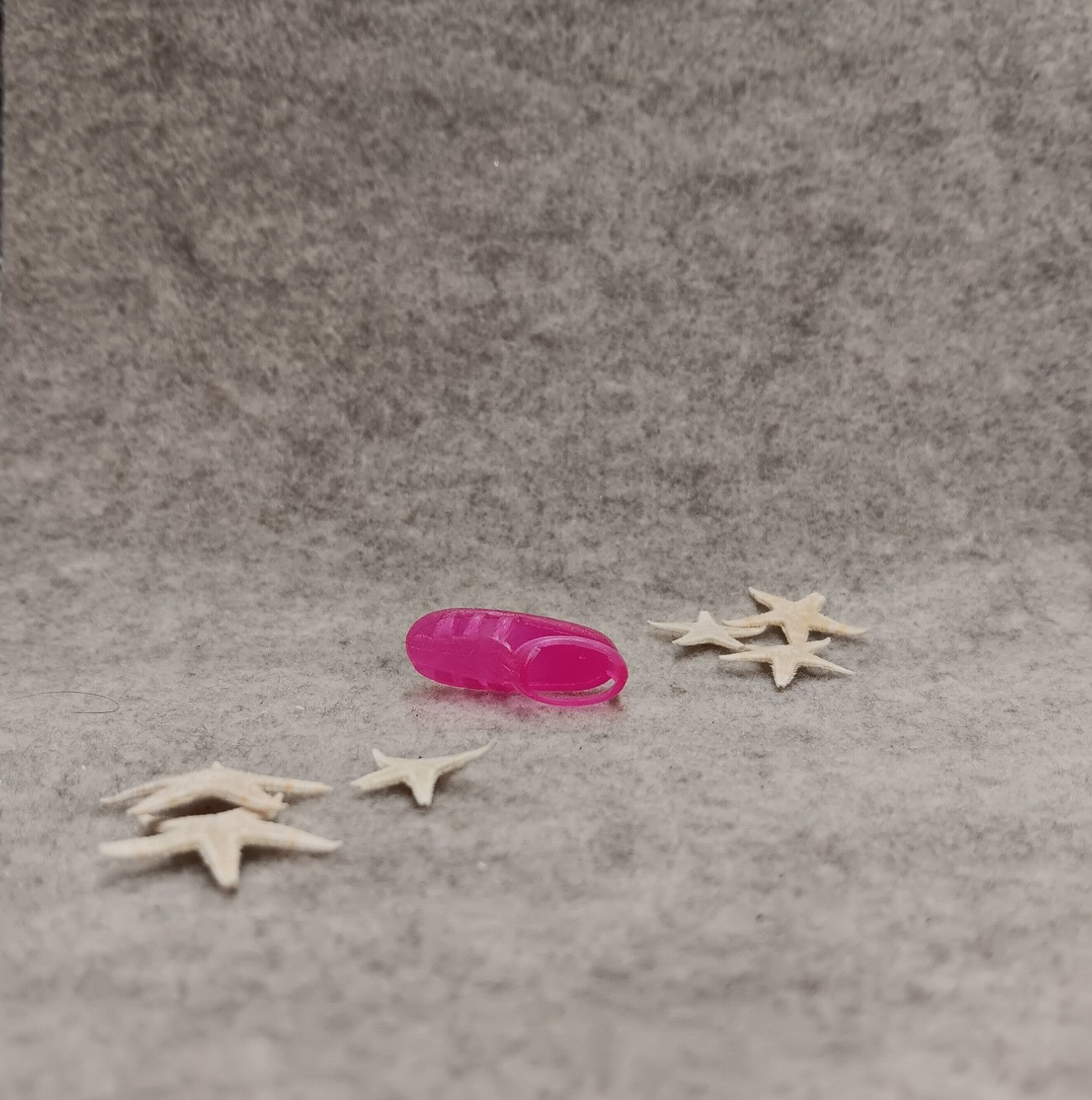 Skipper's Hot Pink Translucent Jelly Sandal