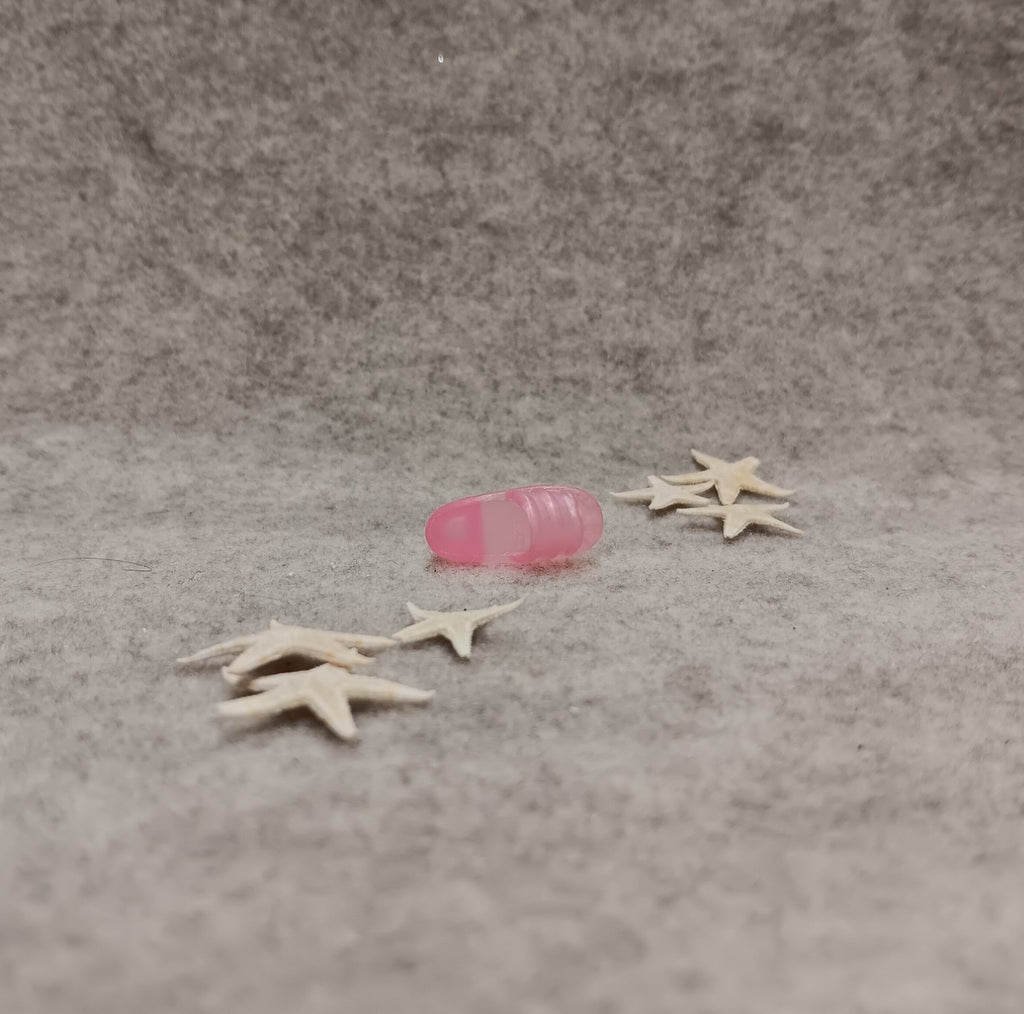 Barbie Pale Pink Translucent Open Toe Jelly Sandal