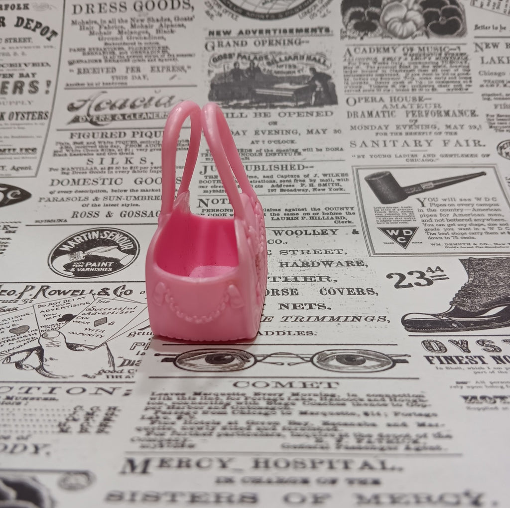 Light Pink Barbie Purse with Charm Chain Details