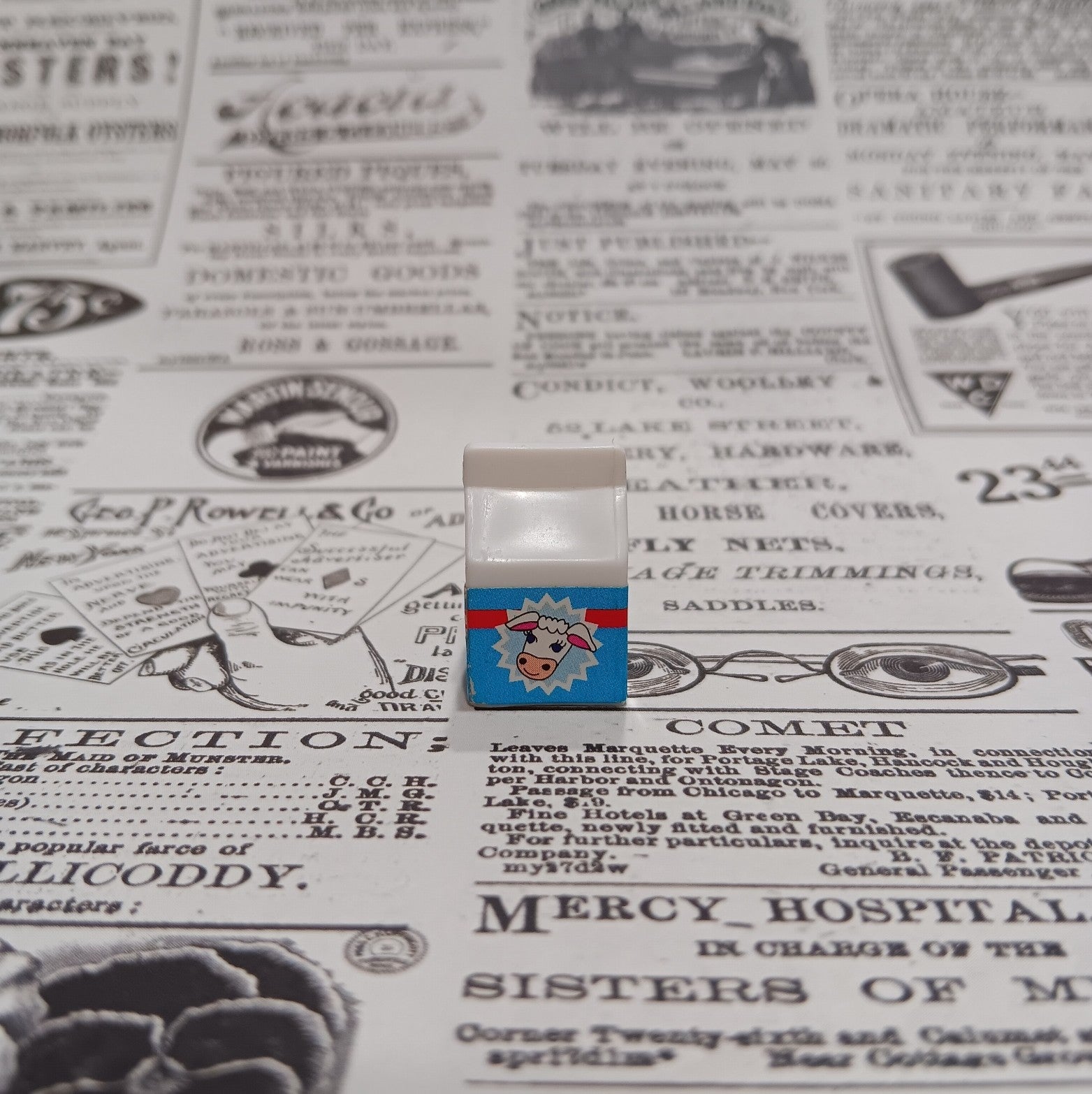 Mini Milk Carton for Barbie