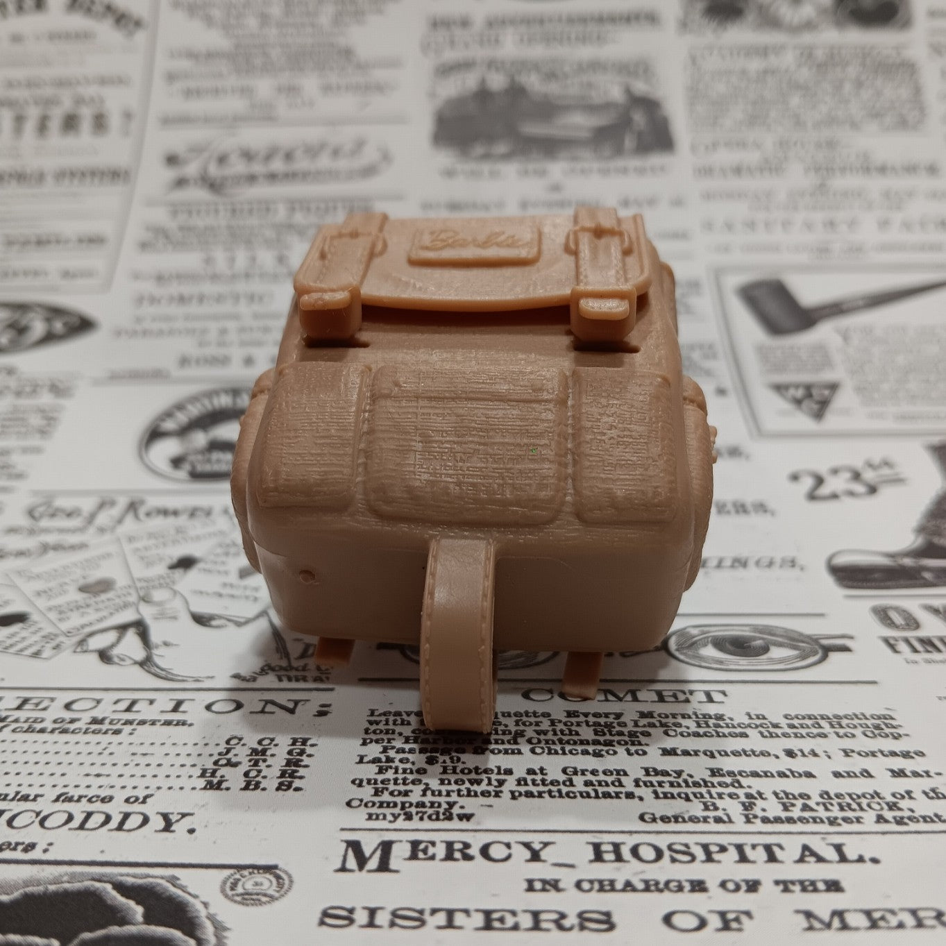 Barbie Tan Camping Backpack