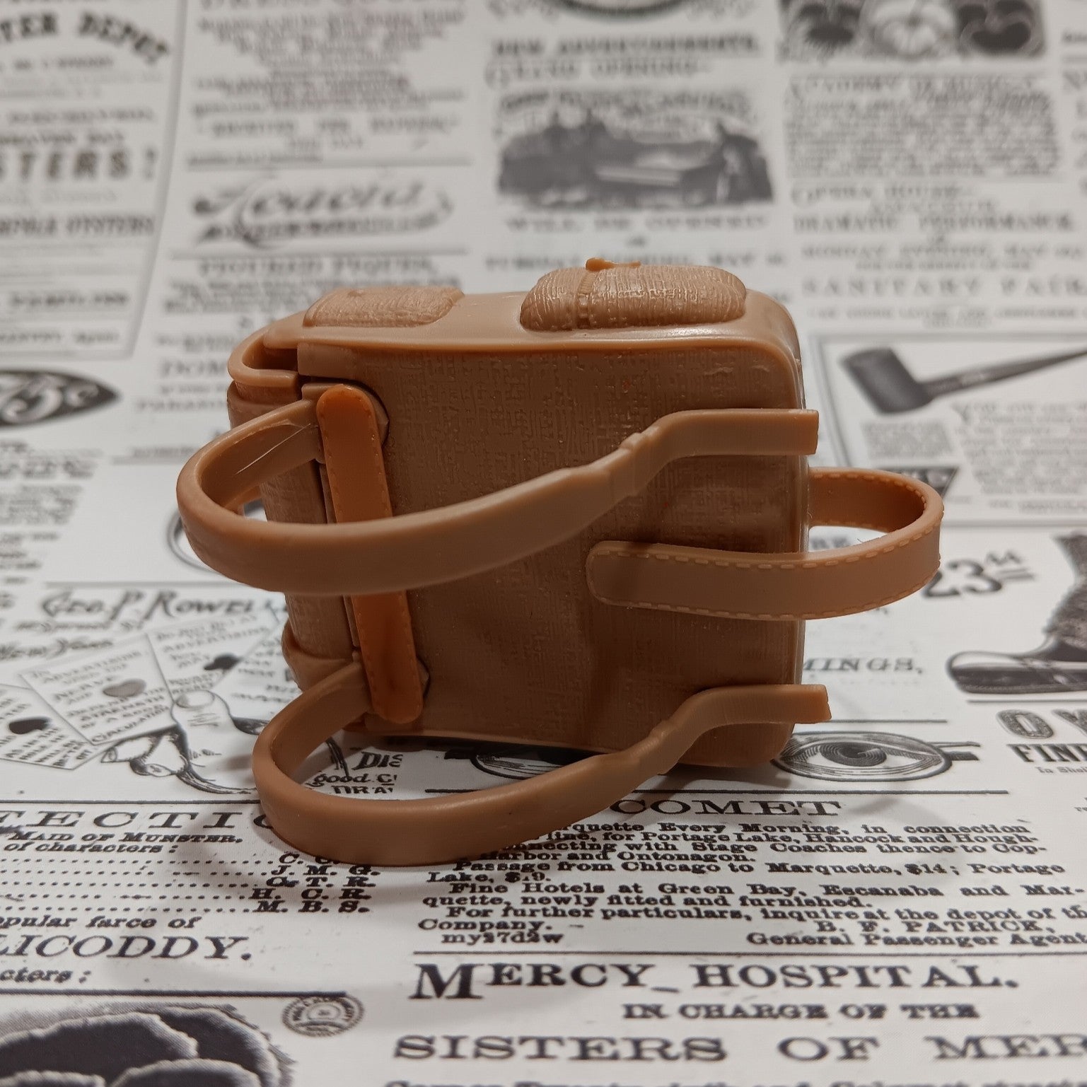 Barbie Tan Camping Backpack