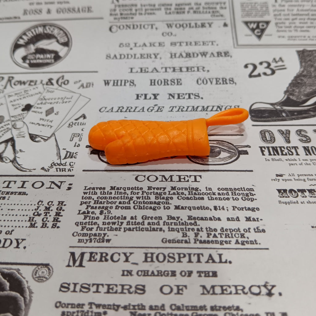 Barbie Orange Rubber Oven Mitt