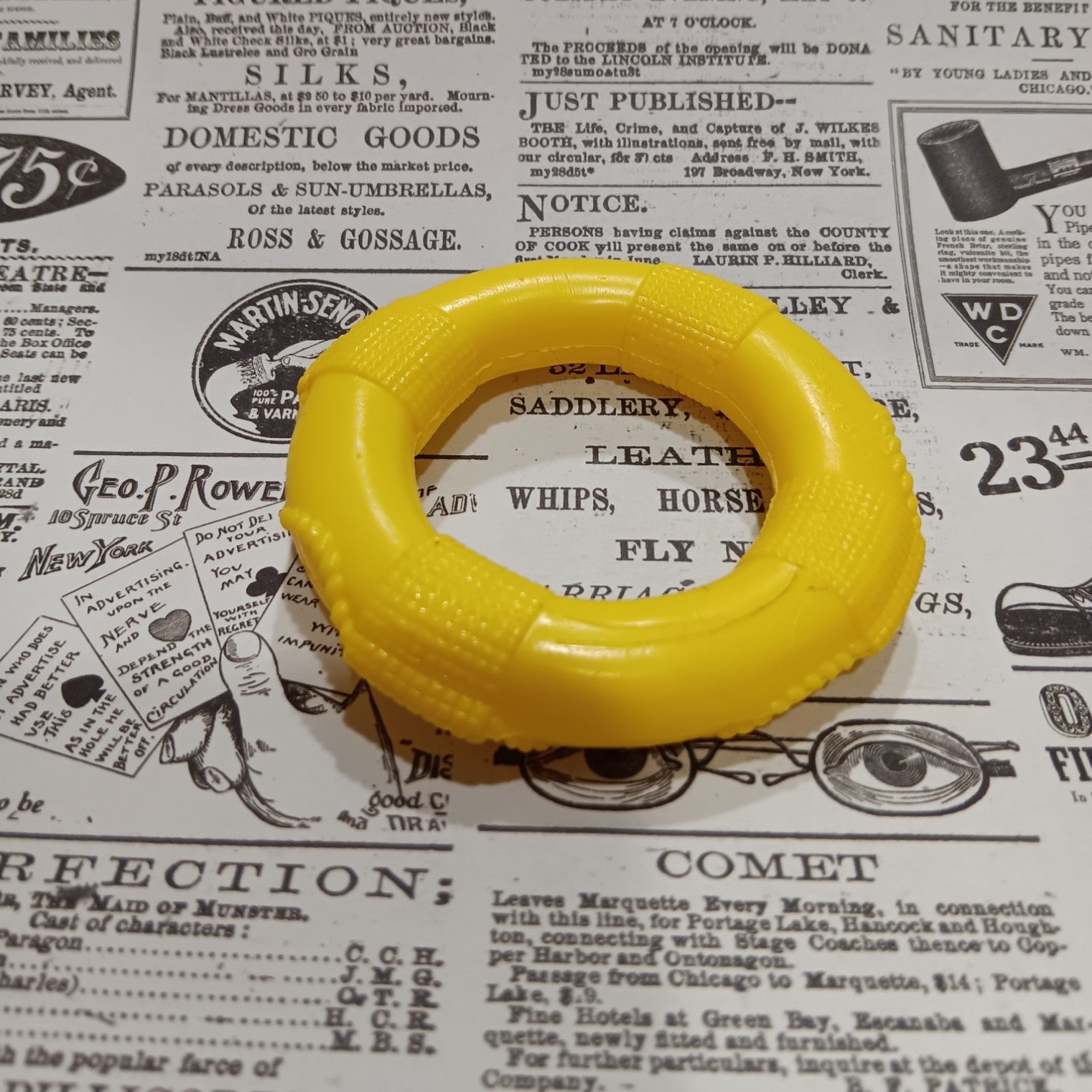 Barbie Yellow Innertube/Life Saver Ring