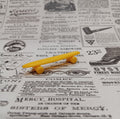 Vintage 1970's "Big Banana" Sidewalk Surfer Mini Yellow Skateboard