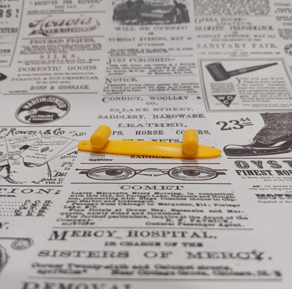 Vintage 1970's "Big Banana" Sidewalk Surfer Mini Yellow Skateboard