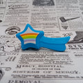 Vintage G1 My Little Pony Blue Shooting Star Hairbrush