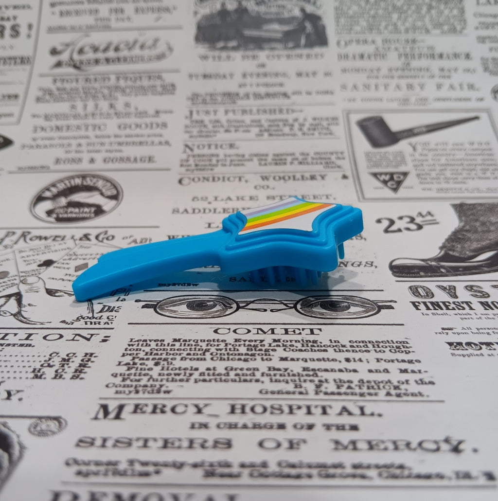 Vintage G1 My Little Pony Blue Shooting Star Hairbrush