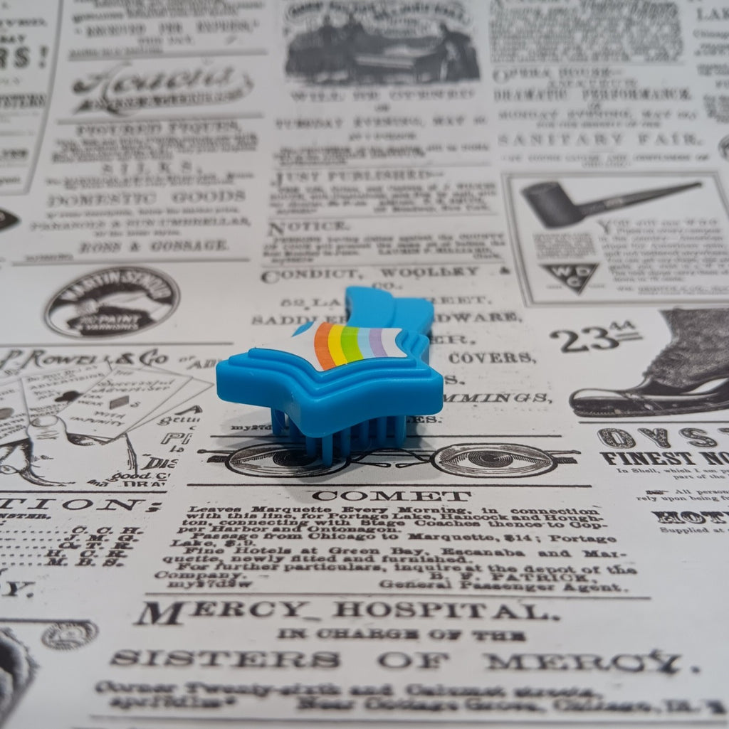 Vintage G1 My Little Pony Blue Shooting Star Hairbrush