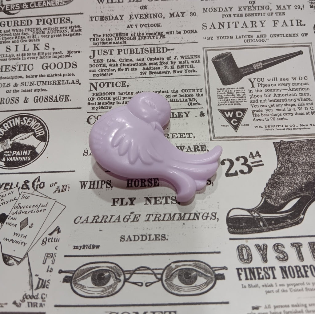 Vintage My Little Pony Hippity Hop's Lavender Dove Shaped Brush
