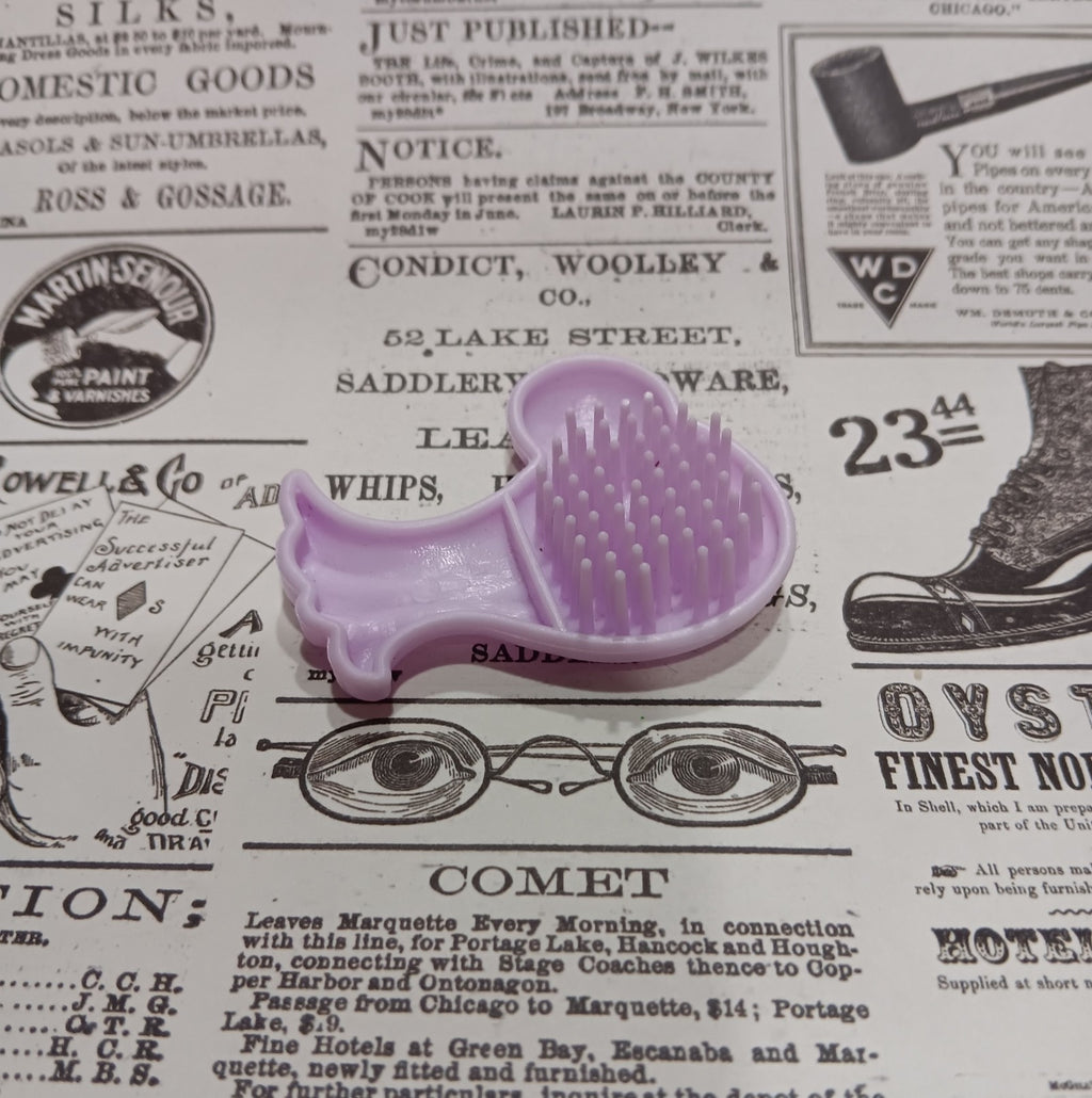 Vintage My Little Pony Hippity Hop's Lavender Dove Shaped Brush