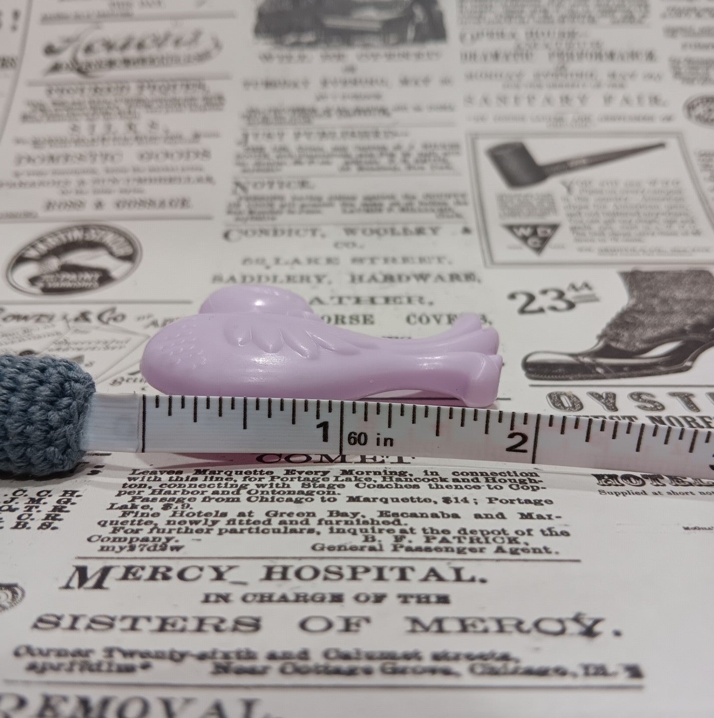 Vintage My Little Pony Hippity Hop's Lavender Dove Shaped Brush