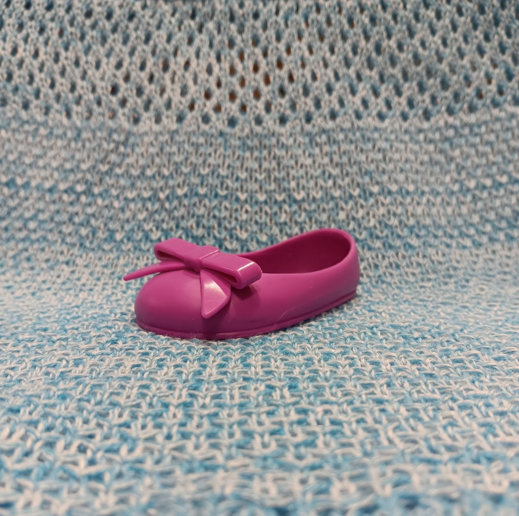Our Generation Magenta Left Ballet Flat with Bow Accent