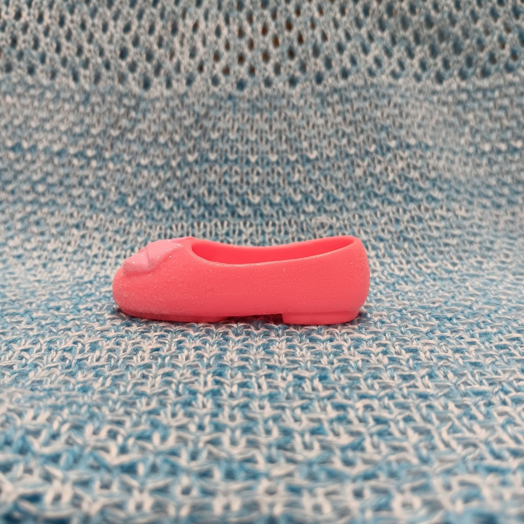 Light Pink Bow Toe Right Ballet Flat