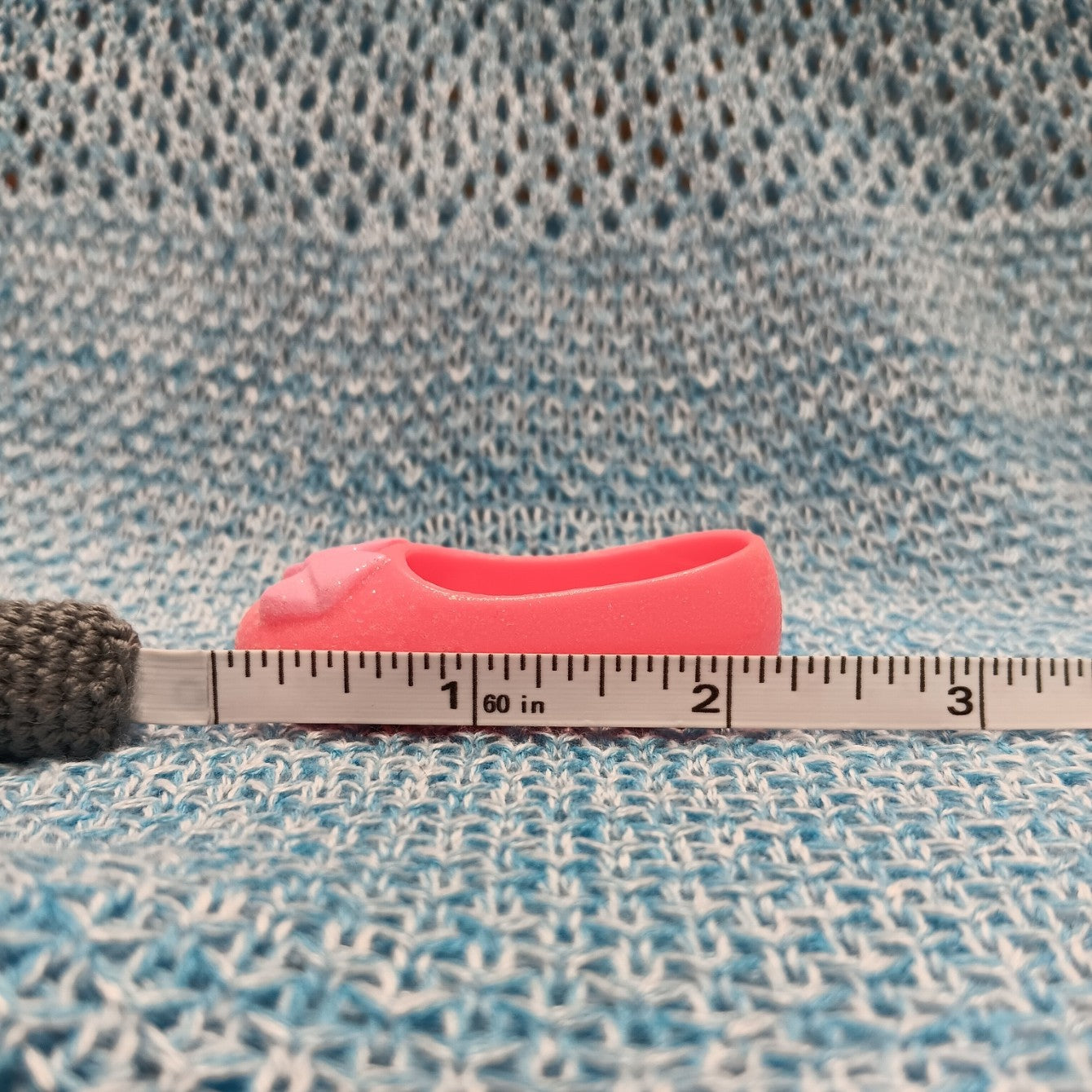 Light Pink Bow Toe Right Ballet Flat