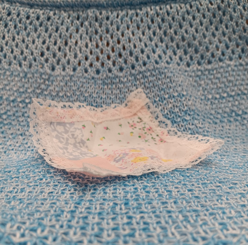 Vintage Handmade Barbie Baby Blanket