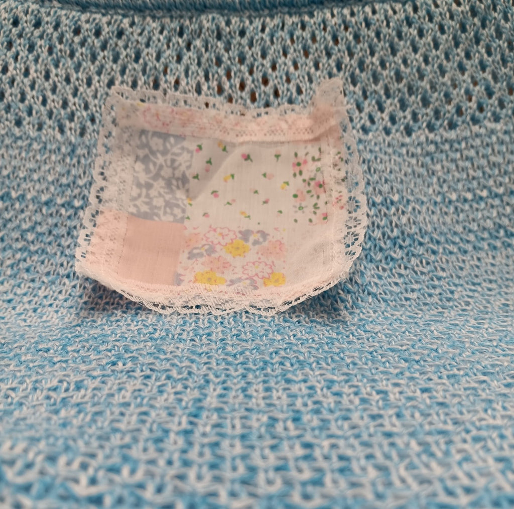 Vintage Handmade Barbie Baby Blanket