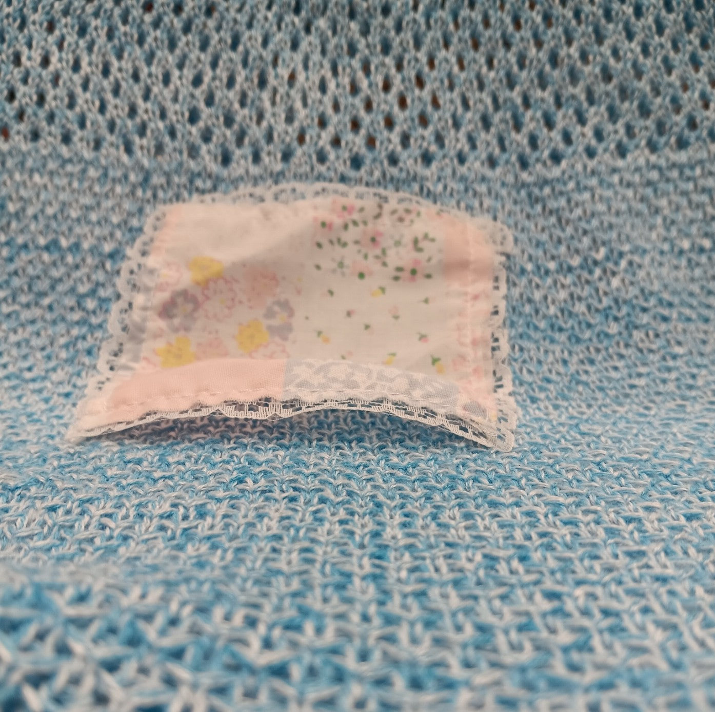 Vintage Handmade Barbie Baby Blanket