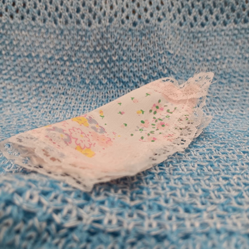 Vintage Handmade Barbie Baby Blanket