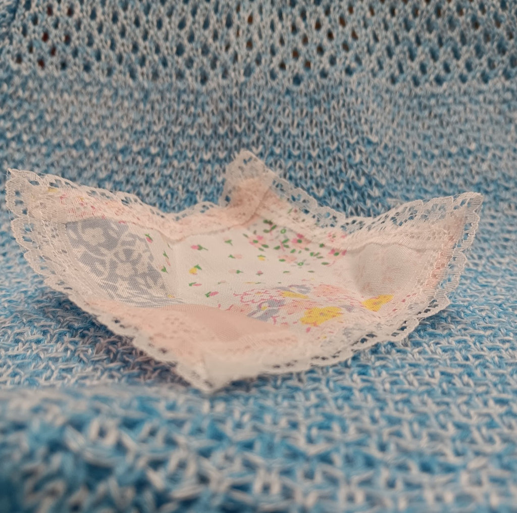 Vintage Handmade Barbie Baby Blanket