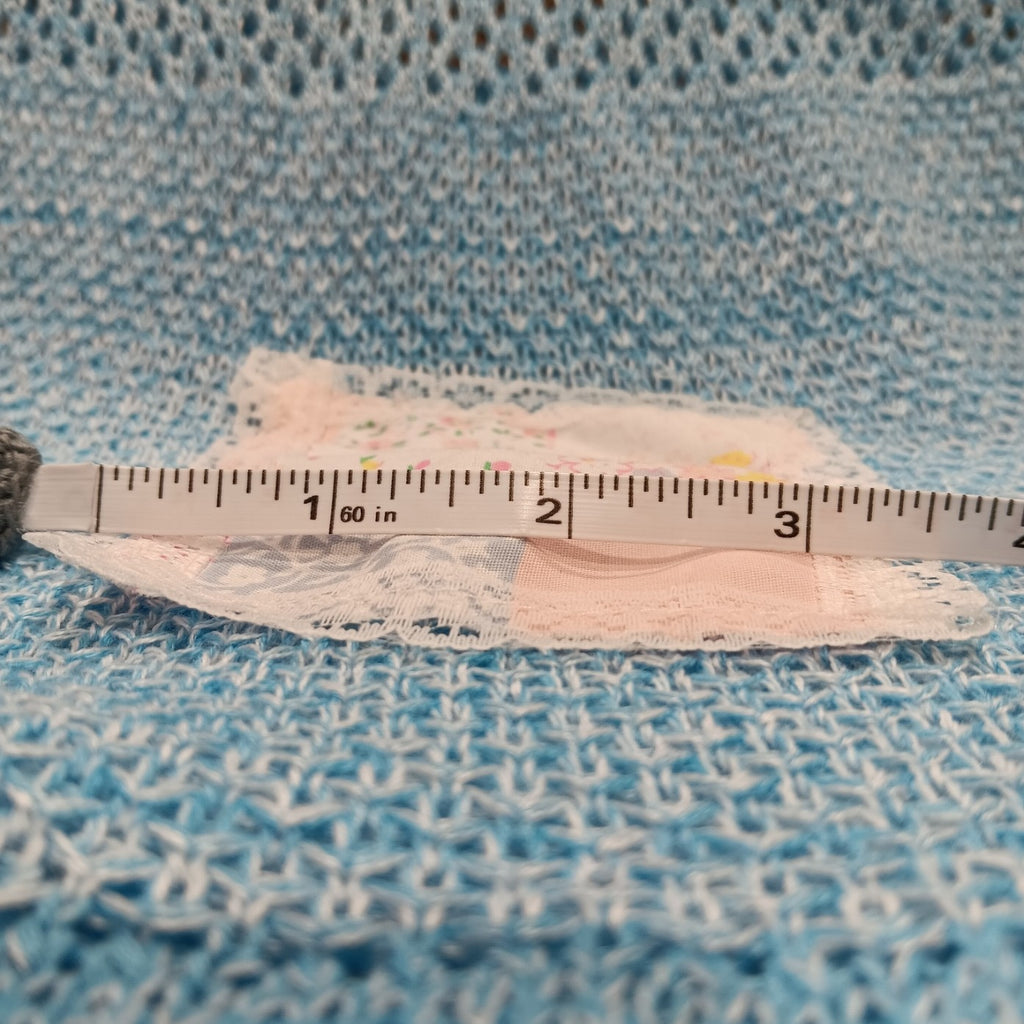 Vintage Handmade Barbie Baby Blanket